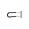 VEVOR Toilet Safety Rail, 23.8 Inch U-Shaped Handicap Grab Bar, Foldable Senior Safety Pole, Flip Up Toilet Grab Bar with Anti-Slip Support Handle