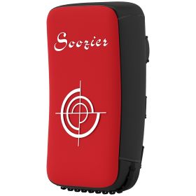 16.5 in Muay Thai Kick Shield Punching Pad, Kick Shield for Martial Arts, Karate, Kickboxing, MMA x 1 Unit, Red