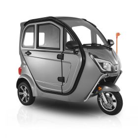 VEVOR 3-Wheel Enclosed Mobility Scooter for Seniors Adults, 650lbs Capacity, 3-Seater 1500W Electric Recreational Mobility Scooter 37 Miles Long Range