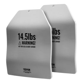 VEVOR Curved Weight Vest Plates, 14.5 LB Pairs, Premium Steel Weighted plates, Contoured Ergonomic Fit – WODs, Additional Weight for Weight Vests