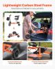 VEVOR 4-Wheel Folding Mobility Scooter for Adults & Seniors, 265LBS Loading Electric Mobility Scooter