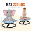 Elephant Kids Swivel Chair, 220 LBS Capacity, 360° Spinning Chair, Autistic Kids Sensory Toy Chair with Non-Slip Metal Base