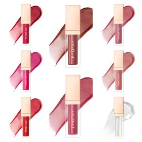 PHOFAY Ultra-Glossy Lip Gloss (Option: 1PCS-Set)