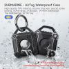 Waterproof Airtag Keychain Holder Case; Screw Full Cover Compatible For Apple Air Tag Tracker Key Ring Anti-Scratch Anti-Lost Cover