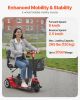 VEVOR 3 Wheel Folding Mobility Scooter for Adults & Seniors, Heavy-Duty Electric Powered Mobility Scooter & 12 Mile Long Range